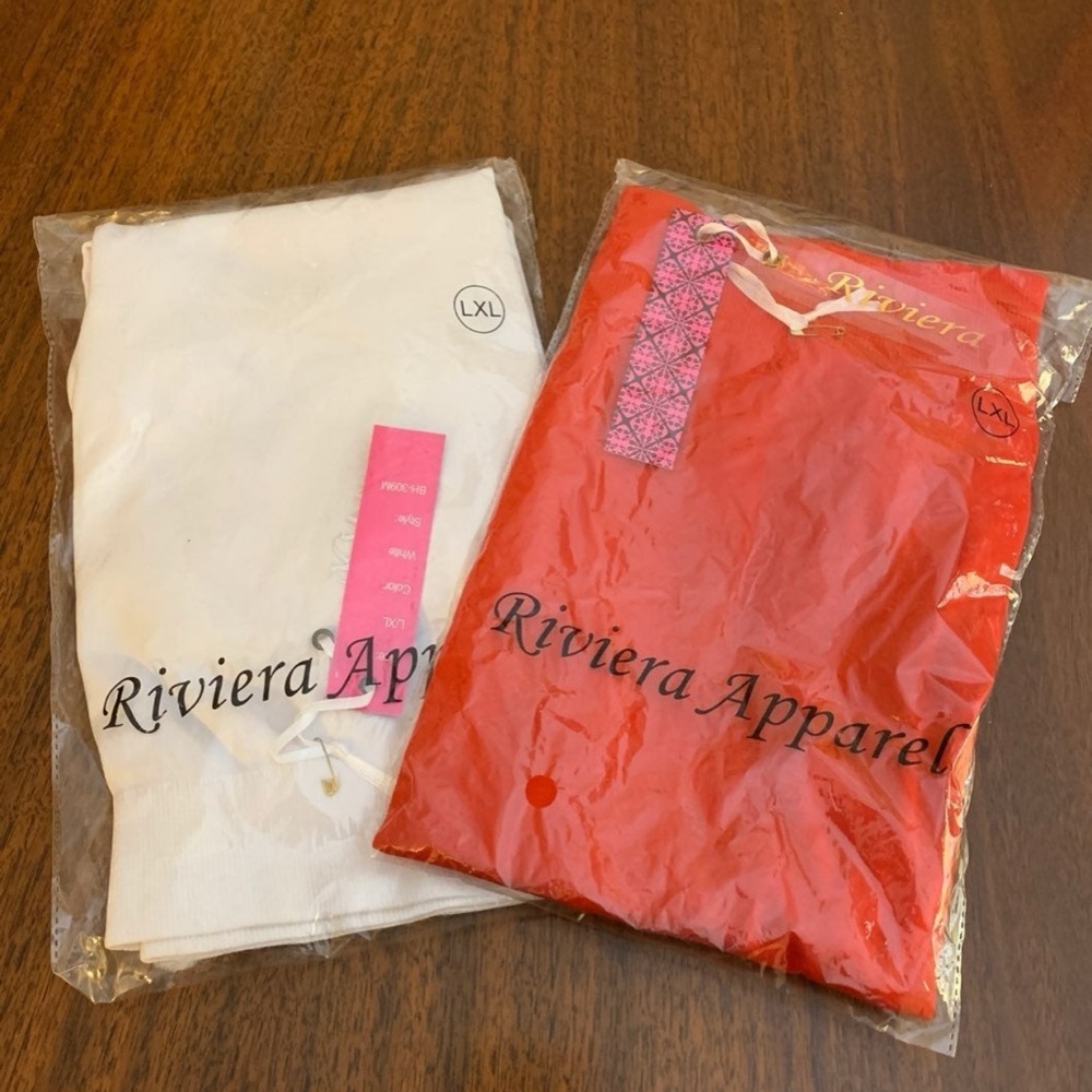 Riviera Women's Bike Shorts - White and Red